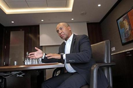 Former governor Deval Patrick said he has found significant satisfaction in his work developing the Double Impact fund.
